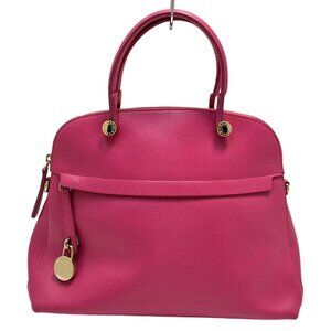FURLA Piper - Pink Leather Handbag